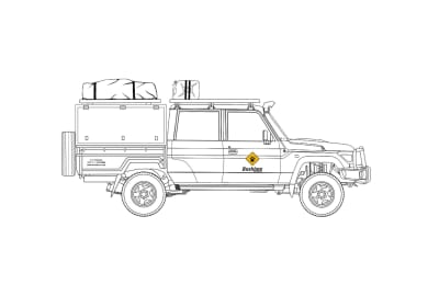 Bushlore Toyota Land Cruiser 2 Pers. (CruC2)