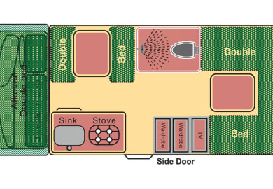 Wendekreisen Koru 6 Bett