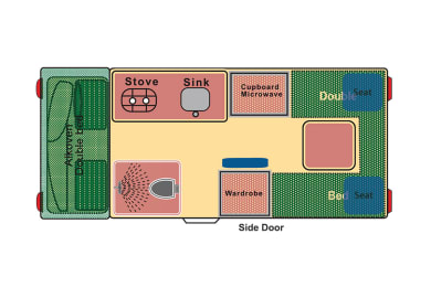 Wendekreisen Koru 4 Bett
