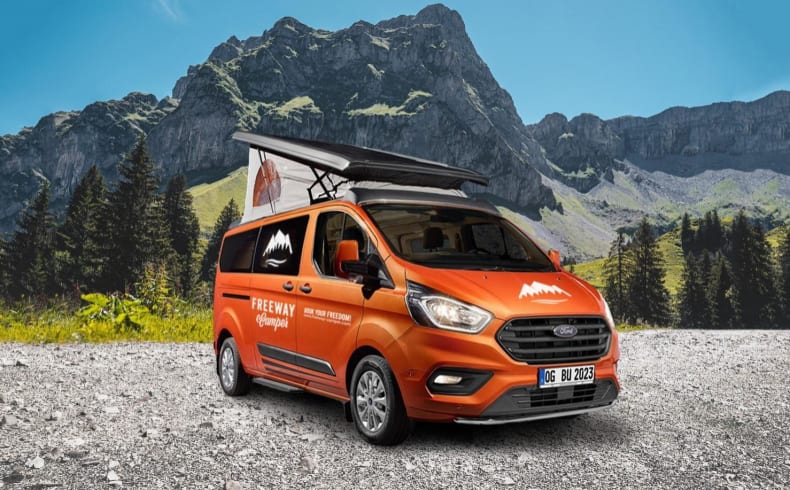 FreewayCamper Ford Camper Comfort für 4, Fahrzeugabbildung