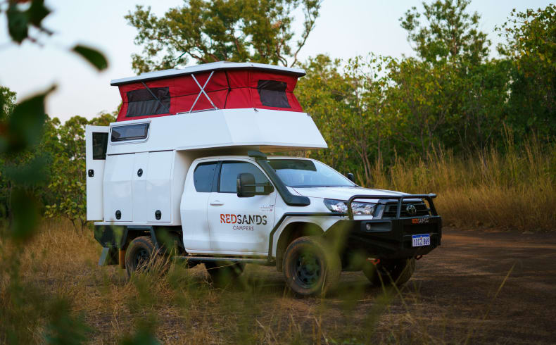 Redsands Campers 2 Personen The Wanderer "Outback" 4WD Camper, Fahrzeugabbildung