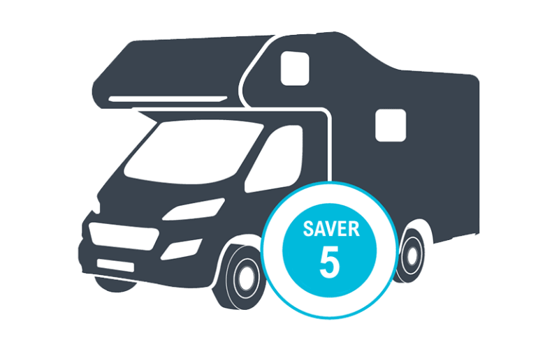 Bunk Campers Glückscamper für 5, Fahrzeugabbildung